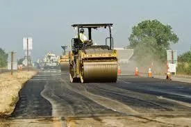 Road equipment used for construction work